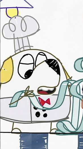 The Kitchen Butler 🎩☕️ | Bluey #ytshorts