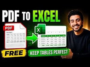 Convert PDF to Excel Without Losing Tables (FREE)