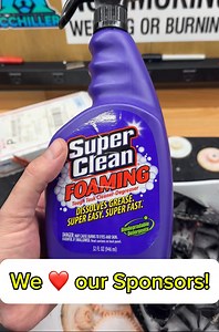 Super Clean always makes it super easy to clean up our greasy messes like in this video! Thank you for being a long time sponsor! You can support us by using Super Clean’s great products around your shop/home. https://superclean.com/locate-a-store/ #cleaning #biodegradable #detailing #sponsored #SuperClean | Julian Bourg | Facebook