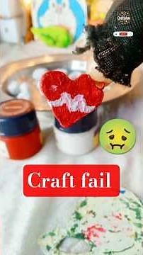 Homemade Clay FAIL 😱 | DIY Crafting Gone Wrong | Relatable Craft Fail #shorts