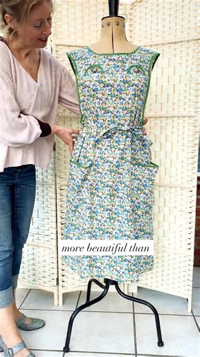 Italian Nonna European Style Housedress #housecoat #nonna