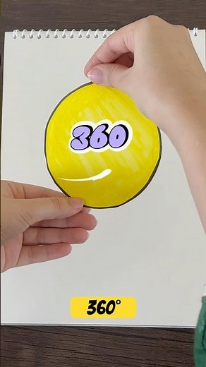 Why a Circle is 360 Degrees and Not 100?? 🤔 #mathshorts #maths #circles #mathdoesntsuck #mathtrick