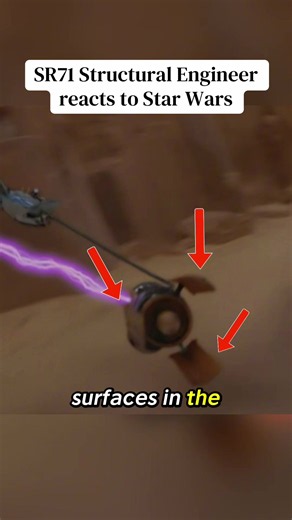 SR71 blackbird enginner reacts to Star Wars pod racing scene #engineering #youtube #games #fypシ #starwars