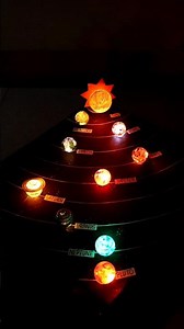 Working Model of Solar System 🌍🪐 | Science Project for School | Easy & Creative #solarsystem #space