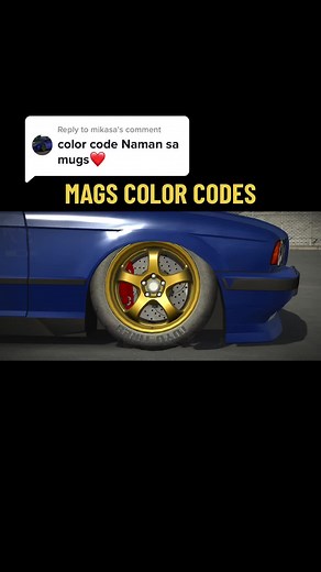 MAGS Color Codes for Car Parking Multiplayer