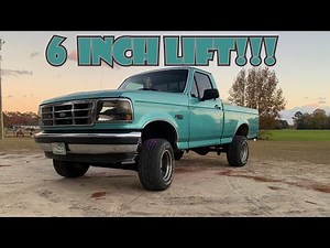 1994 F150 2WD 6 inch rough country lift kit install