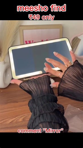 TRENDZ FASHION on Instagram: "Comment “mirror” or share this reel with me to get links directly in your dm ✨🚘 LED light car vanity mirror, Rechargeable cosmetic mirror, Adjustable lighting mirror, Car sun visor beauty mirror, Stylish car accessory for women, Day & night makeup mirror, Portable beauty essential, Smart car interior gadget #CarBeauty #VanityMirrorWithLight #CarAccessoriesIndia #MakeupAnywhere #GadgetFinds #TrendyEssentials #WomenDrivers #GlowOnTheGo #CarUpgrade #ShopNow"