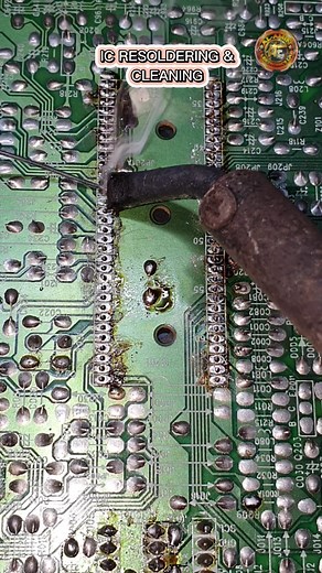 859 reactions · 27 shares | IC soldering and cleaning. #live #challenge #tips #training #service #tutorial #shots #alaminelectronicslab | Alamin Elc | Facebook