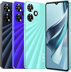 Xgody 13 Pro 6.56'' HD Incell Screen Unlocked Phone, 15MP+5MP Camera Android Cell Phones, Android 10 Dual SIM Slots Smartphone, 2GB+16GB Mobile Phones, 3670mAh, OTG, Face Unlock Smart Phones Green-2