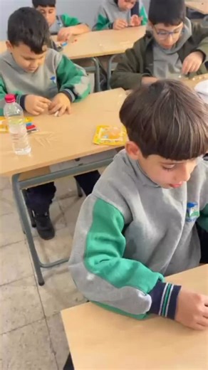 Grade 4 students creating constellations using their creativity.🎨✨ | Dunya High School