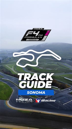 3.3K views · 25 reactions | Sonoma, here we come!  America Series racers, dive into our full track guide and get ready to push your limits. #MOZA #MOZARacing #SimRacing #FIA #iRacing #Esports #F4 #Motorsport #trackguide #tutorial #America | MOZA Racing | Facebook