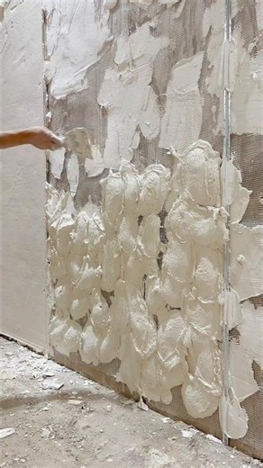 How to Plaster a Wall | Wall Putty Application Step by Step#construction #putty #asmr