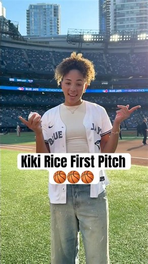 Kiki Rice is in the building ‼️ #Toronto #Tempo #BlueJays #UCLA