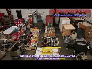 Smith-Auctions.com Oct 9th Online Industrial, Commercial & Tool Auction - Walkthrough & Highlights