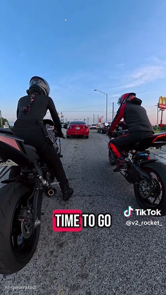 Adventures on a Sportbike at Sunset