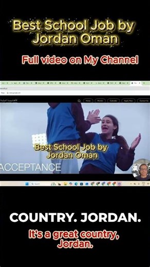 School job in Amman that's actually worth it #jobs #jordan #amman