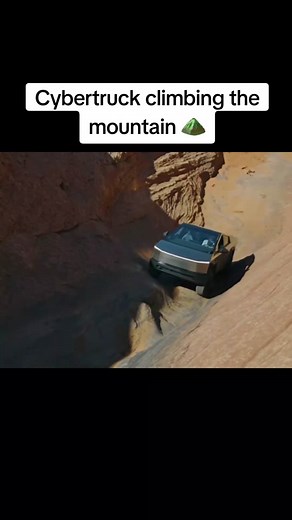 Electrifying Tesla Cybertruck Climbs Mountain