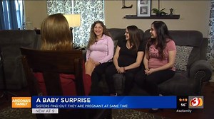 4.6K views · 104 reactions | OH BABY...times 3!! An Arizona family is growing 3 sizes...but not with triplets! 3 sisters, who never expected to be pregnant again, find out they're all expecting babies due within just weeks of each other. So how did they find out?? WATCH their hilarious interview! | Briana Whitney TV | Facebook