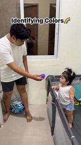 Our 12month old Baby Atalia Identifying Colors🌈 #learningthroughplay #baby #developmentalmilestones | Rachel Candace Laluna Atienza