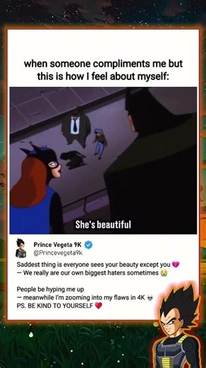 In Batman: The Animated Series (1992) Batman and Batgirl – When People Compliment Me but My Brain no