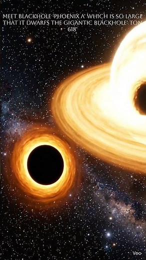 Phoenix A 🌌; The largest Blackhole discovered so far 👌