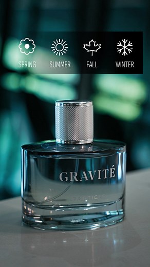 Introducing Gravité: the new Cologne for Men that lasts up to 12 hours, giving you an amazing smell all day long. | Particle