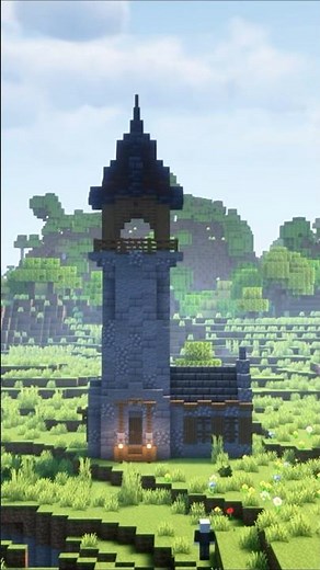 Epic Wizard Tower 🏰 #minecraft