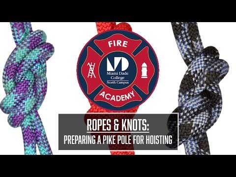 Preparing a Pike Pole for Hoisting