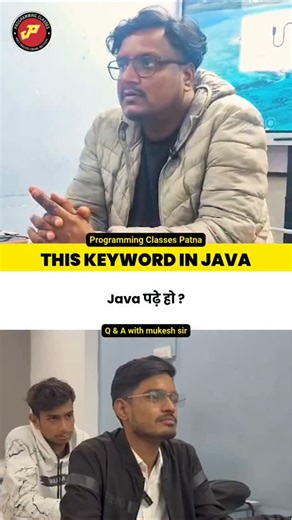 Programming Classes on Instagram: "Java Interview Question | What is this keyword in Java? | Programming Classes this is a reference variable that refers to the current object of the class. It is mainly used to differentiate instance variables from local variables, call another constructor, and refer to the current object. . . . Follow @programming_classes for more videos . . . . #java #interviewquestion #codingcommunity #fyd #programmingclasses"
