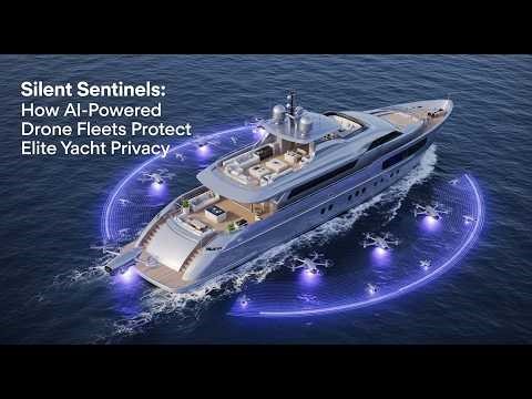 🛡️ AI Drone Fleets: The Secret Weapon Protecting Billionaire Yachts