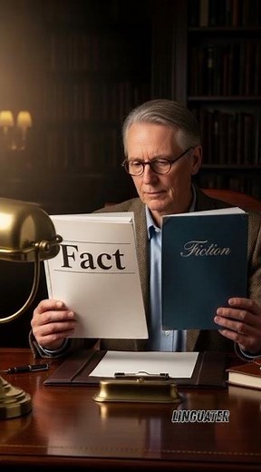 Fiction vs Non-Fiction — The Ultimate Literary Difference #shorts #fiction #booklover