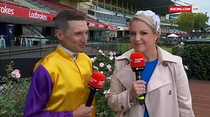 Welcome to Moonee Valley Racing Club, Opie Bosson 🤝 He's riding the favourite in the G1 William Reid 👀 | Racing.com