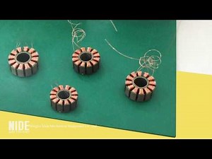 automatic flyer motor winding machine for small type BLDC motor external armature coil winding