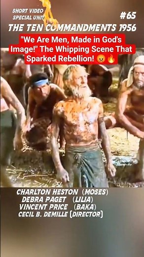 A Slaves' Cry For Dignity #TheTenCommandments #CharltonHeston #CecilBDeMille #ImageOfGod#MovieClips