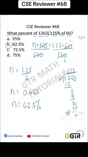 How to Solve Percentage Problems Easily | Civil Service Exam Reviewer