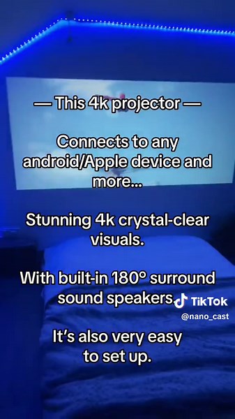Free shipping on nanocast.site #miniprojector #اكسبلور_تيك_توك #movies #miniprojector4k #tiktokmademebuyit #netflix #trending