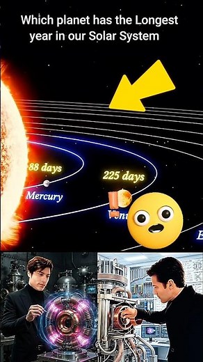 😮period of revolution of all planets in one frame #physics #science #shorts #reels