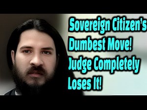 Judge Can’t Stop Laughing At Sovereign Citizen’s Crazy Dumb Arguments!