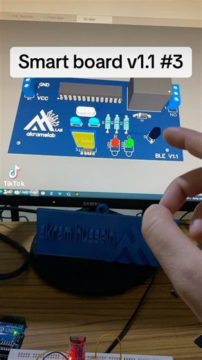 Smart board by #akramslab #arduino #pcb #design #tutorial #courses #engineering #engineers #diy #ieee | Akram's lab