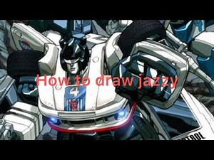 How to draw Jazz from the Transformers g1