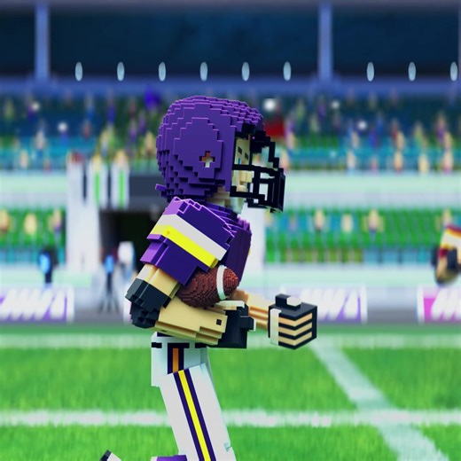 Football Sunday? Ours is made with voxels and powered by SAND 🏈 | The Sandbox