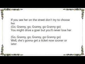 Jan Dean - The Little Old Lady from Pasadena Version 2 Lyrics