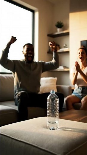 Impossible Bottle Flip Challenge From The Sofa!