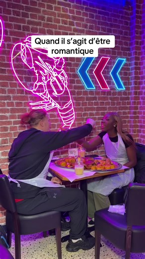 Romantisme et humour au restaurant africain à Paris