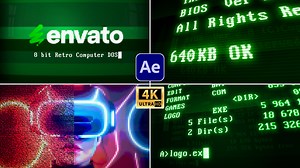 8 bit Retro Computer DOS