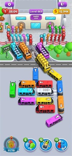 Crowd Express：Boarding Puzzle 663