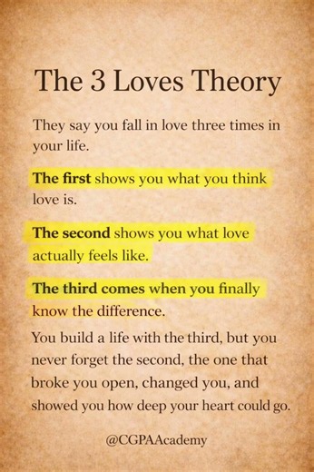The 3 Loves Theory: Finding the One That Lasts 🕰️❤️ #RelationshipWisdom #GrowthMindset #LifeLessons