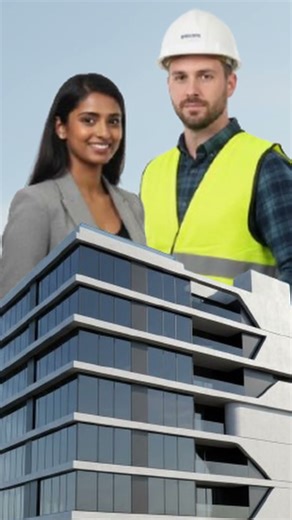 Architect and Civil Engineer Roles in Building Construction #engineering #shorts