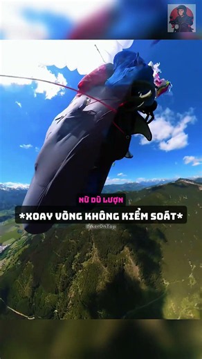 Nữ phi công dù lượn bất ngờ bị máy bay tông trúng! @sab_thi #shorts