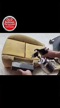 Stop! Easy DIY Fix Foam Repair and Reupholster Car Seats Like a Pro | Foam Repair DIY #shorts